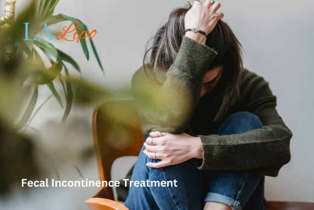 woman worried about fecal incontinence diet Warrington