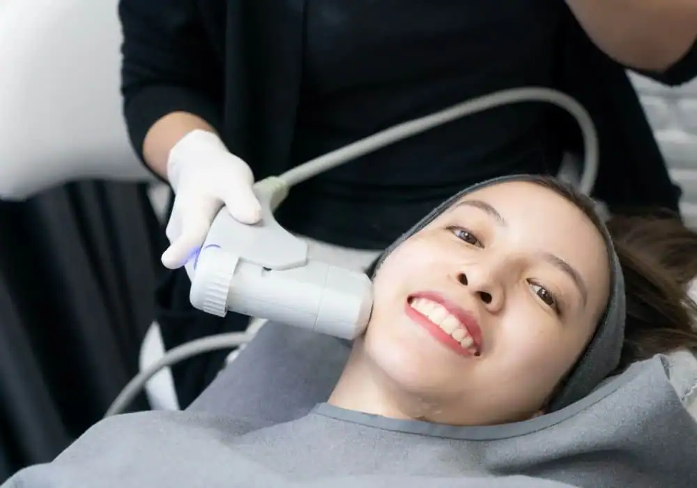 HIFU treatment Warrington in progress