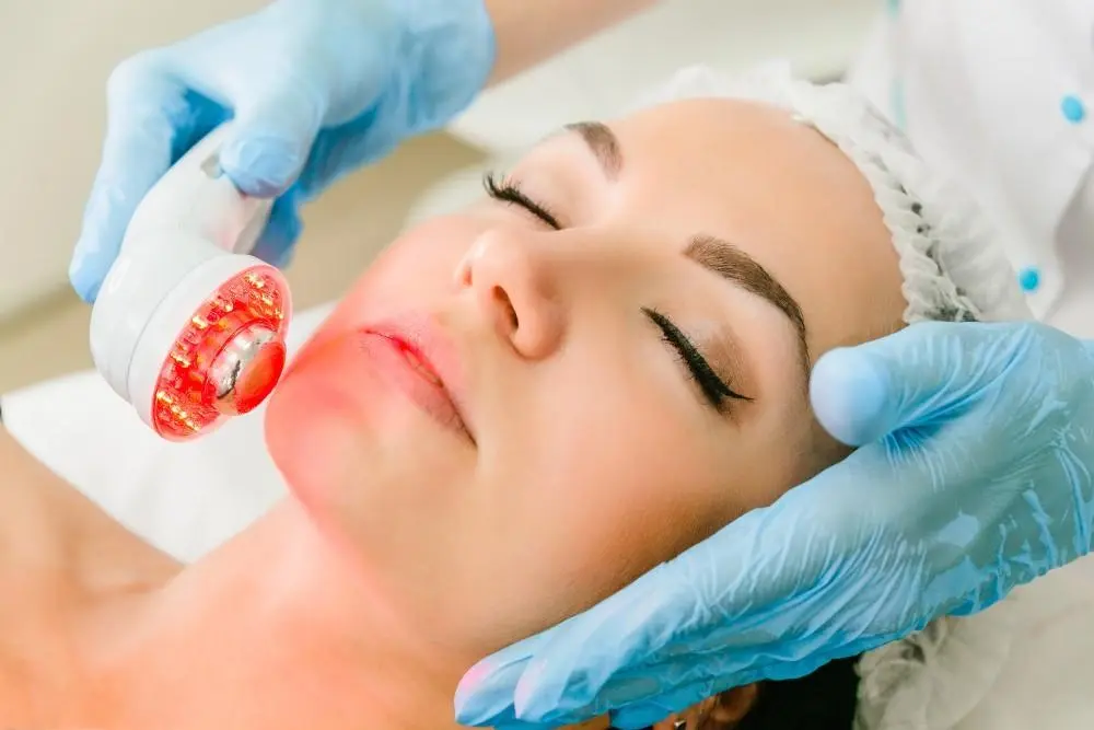 woman having non-surgical Morph8 treatment Warrington