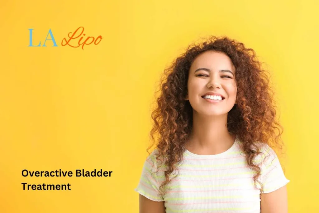 woman smiling about overactive bladder treatment Warrington solutions
