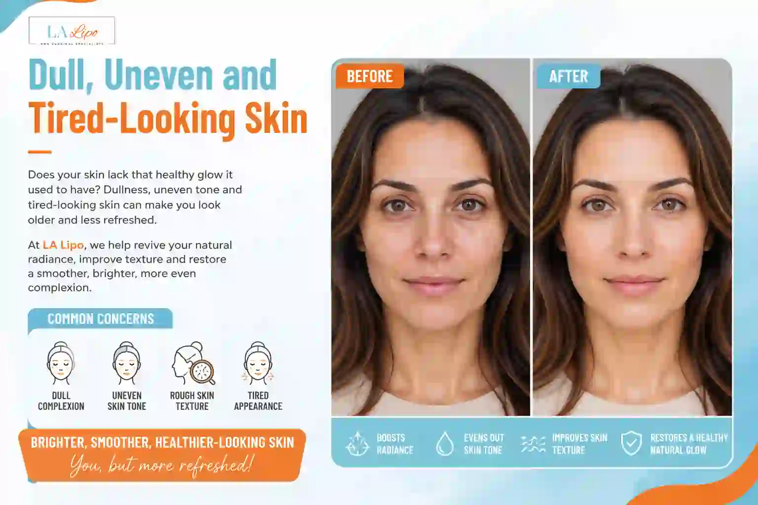 Sign #5: Dull, Uneven and Tired-Looking Skin Warrington